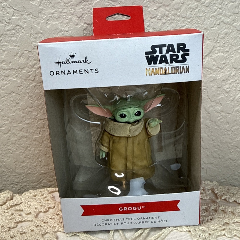 HALLMARK 2021 STAR WARS MANDALORIAN THE CHILD GROGU BABY YODA ORNAMENT  NIB